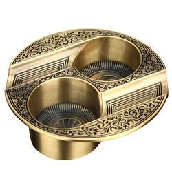 XIFEI Cigar Ashtray Metal Ashtrays for Patio/Home/Table Modern Cigar Gifts for Men Cigar Accessories Unbreakable Ash tray