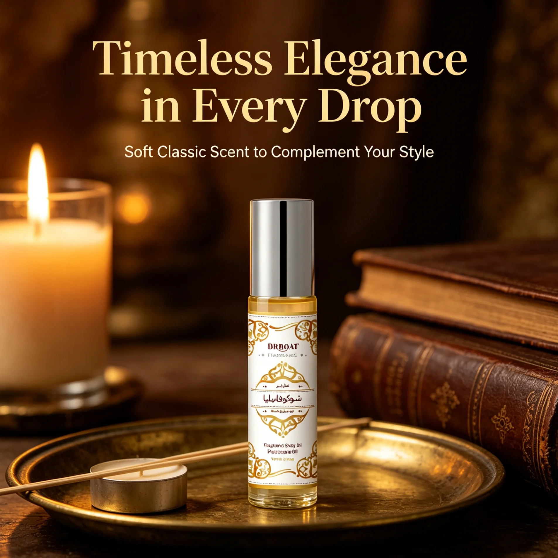 10ML Dubai Musk Pheromone Oil, Classical Roll on Subtle Perfume Oil, Original Eau De Toilette for Women Men, Dating Fragrance Oi view 5