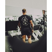 2025 New Chris RAW X GBRS Co-branded All-cotton Wash Loose Sports American Loose Short Sleeve Print T-shirt Slim Fit