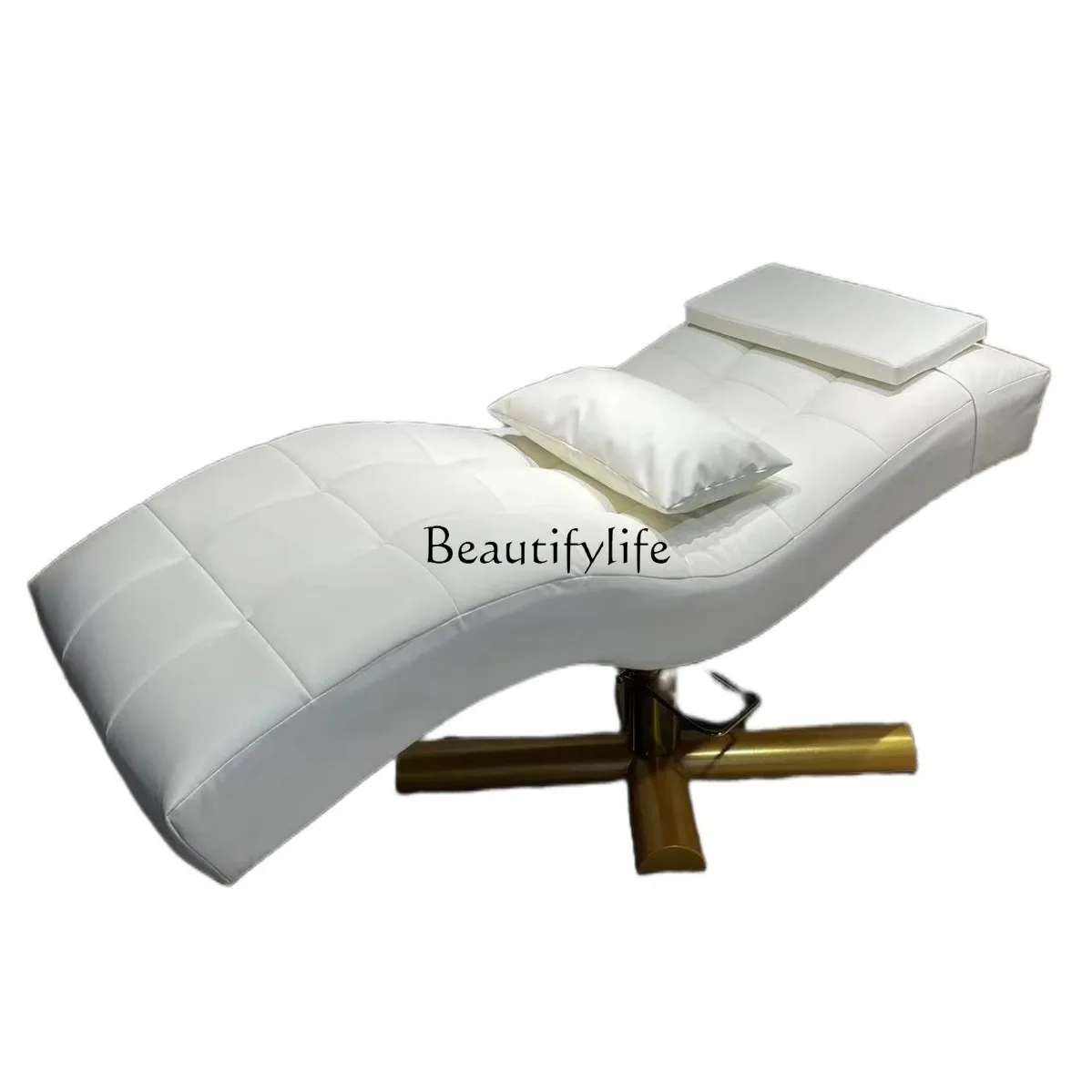 01-سرير تجميل رموش من النوع S الجديد، كرسي ترفيهي مريح قابل للتعديل #2