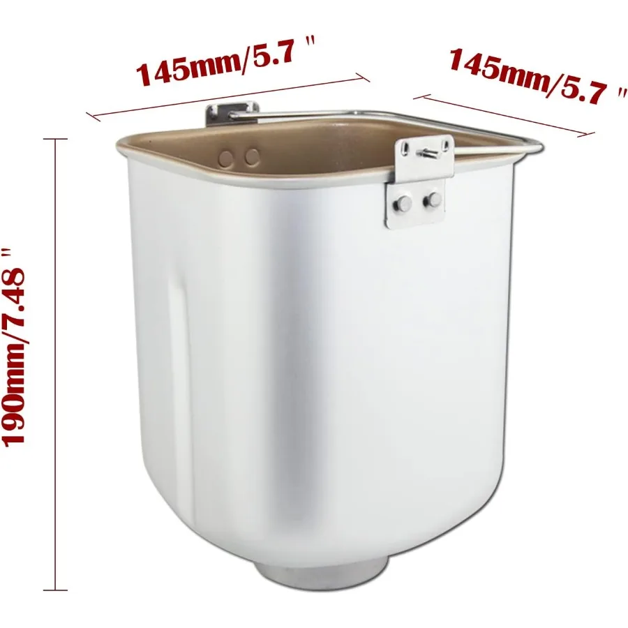 لوحة الخبز المنزلية دلو الخبز آلة الخبز لوحة الخبز مقلاة خبز أجزاء آلة الخبز مربع