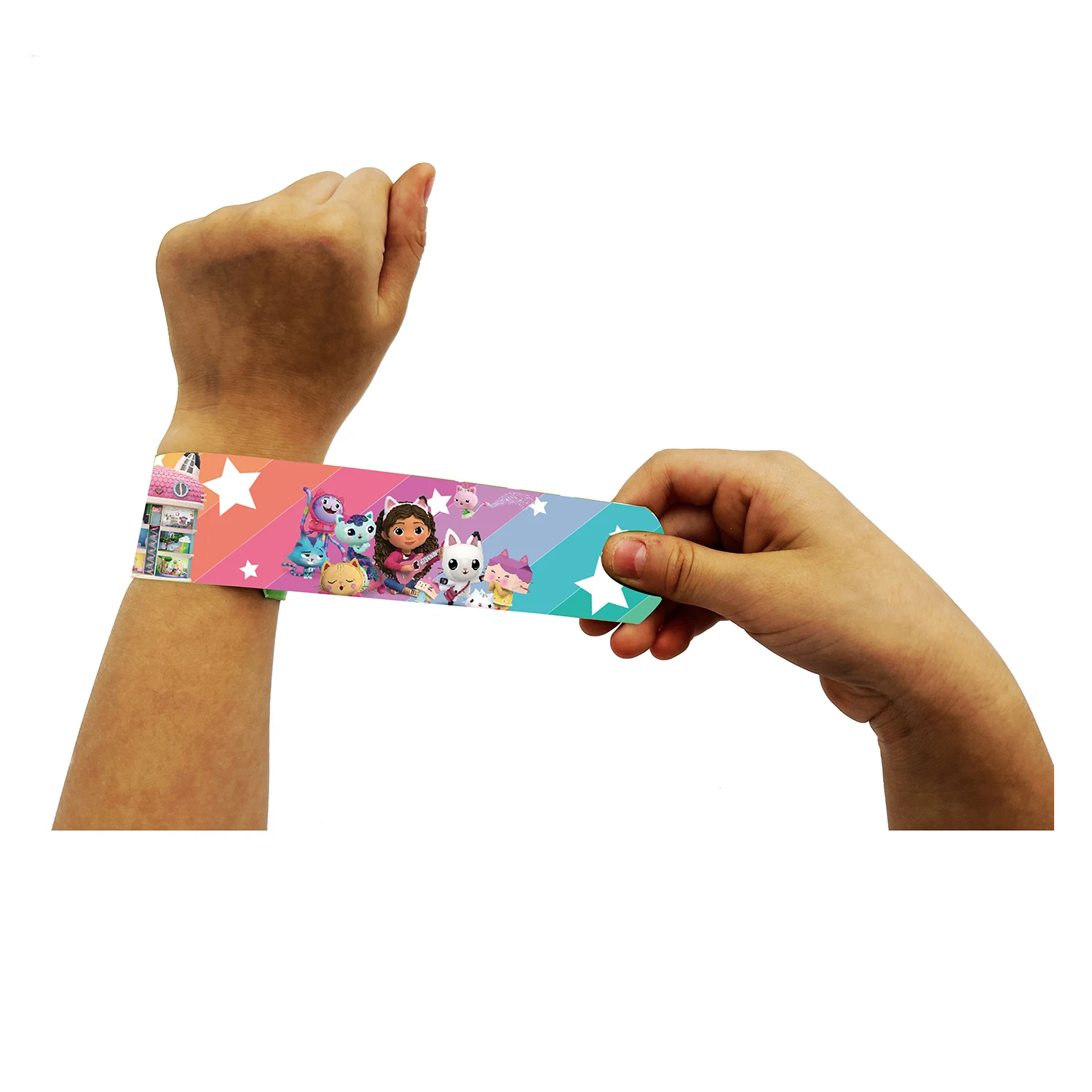 

12pcs Gabby Dollhouse Cats Slap Bracelets Set of Silicone Wristbands Party Favors Goodie Bag Stuffers Christmas Gifts for Kids