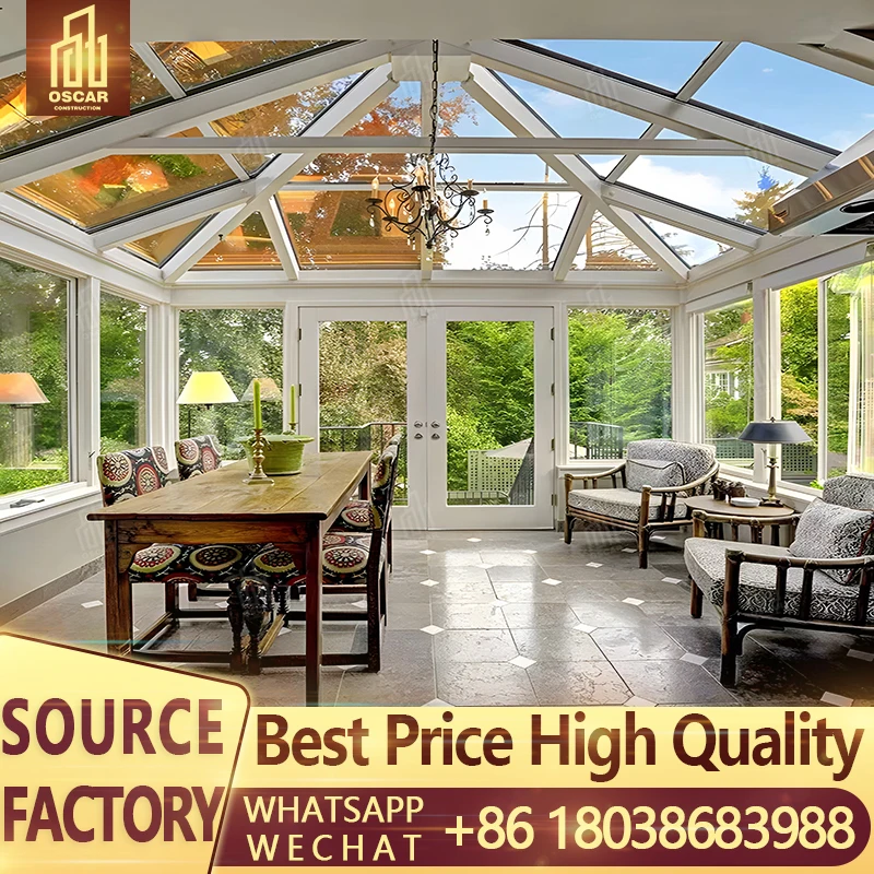 

Customizable Multipurpose Outdoor Aluminum Patio Room for US B end Clients Ideal for Relaxing Aluminum Sunroom