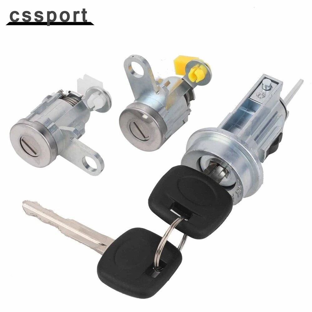 

DOOR LOCK KEY IGNITION LOCK CYLINDER SET FOR 95-04 TOYOTA TACOMA MATCHED 2 KEYS