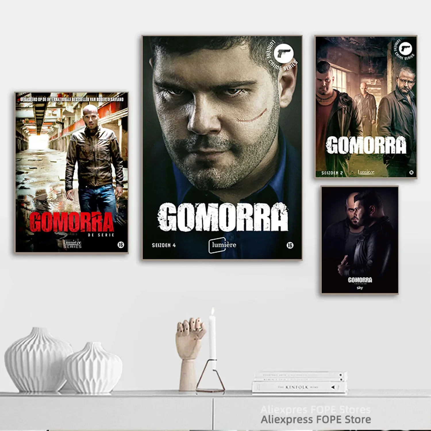 Gomorrah Tv Serial Movie Tv Play Serial Star Celebrity Wall art Canvas Posters and Prints Canvases Painting Home Decoration