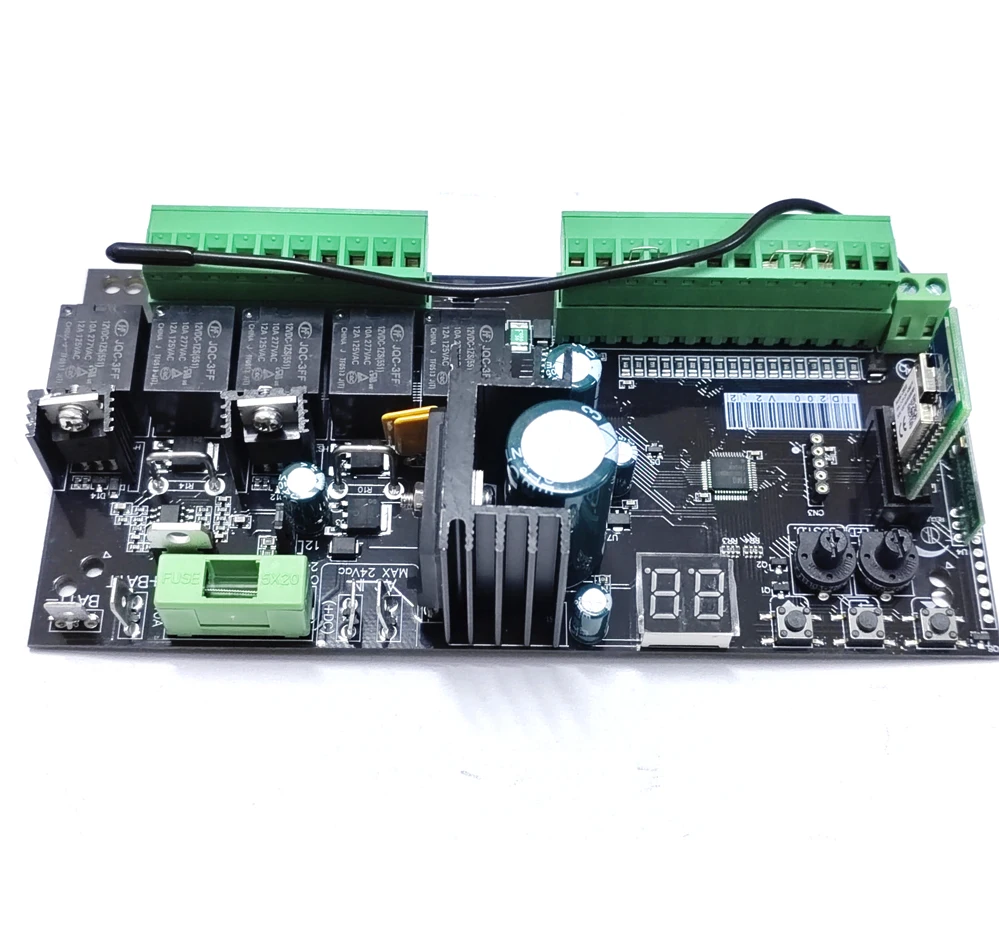 Contrôleur de moteur d'ouverture de portail battant 12V 24VDC compatible avec l'application Tuya Sma