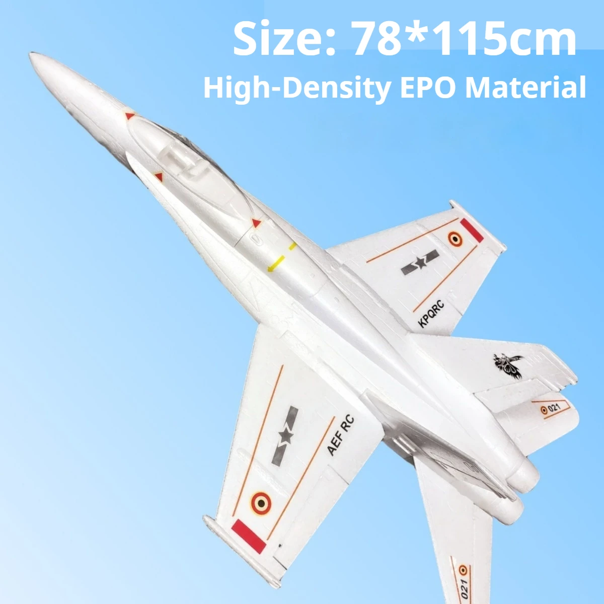 KPQ Rc F18 Super Hornet Rc Fighter Aircraft 70mm Edf Epo Foam Fixed Wing Model Plane Assembly Remote Control Adult Hobby