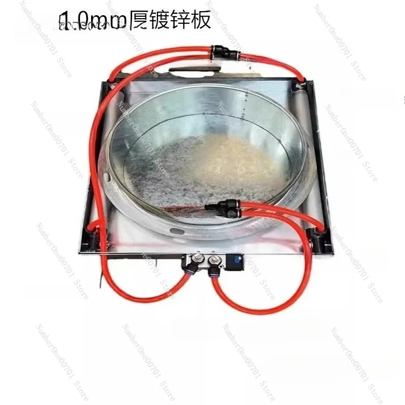 Stainless steel dust removal air duct pneumatic insert valve electric wind valve ventilation   valve dust removal air duct
