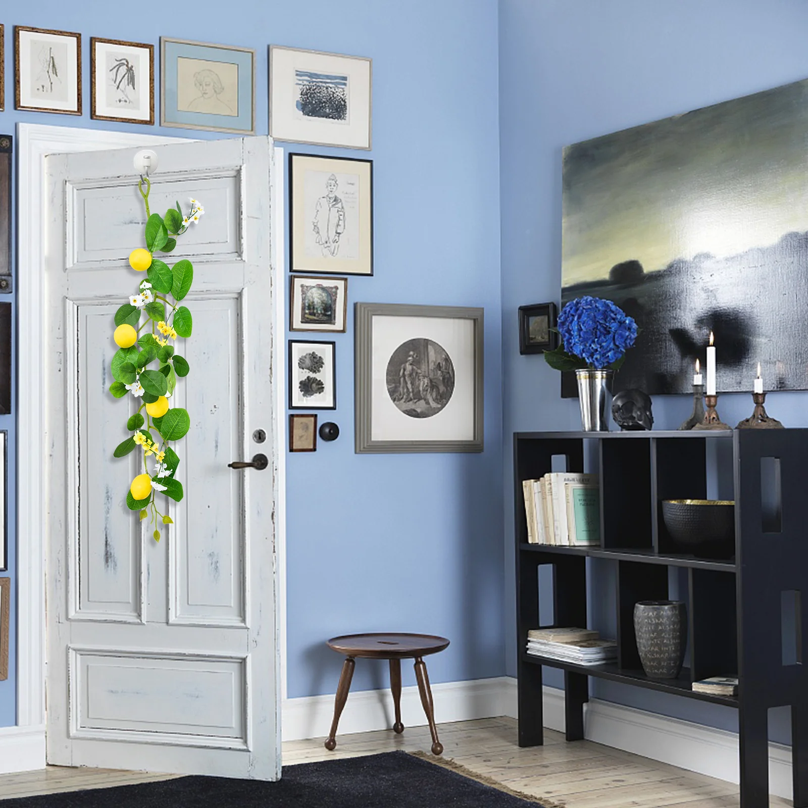 

Fake Lemon Garland Plastic Vine Plant Decorative Pendant Add Fresh Color to Your Space Multi-Functional Use Plastic Vine Plant