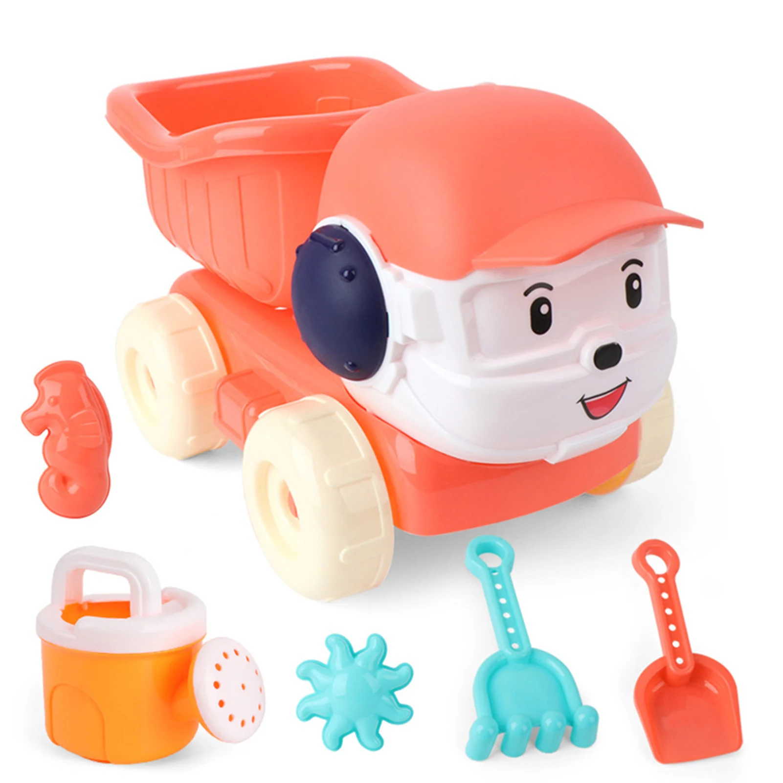 Juego de juguetes de playa al aire libre para niños, plantillas de pala de arena para coche de playa de dibujos animados
