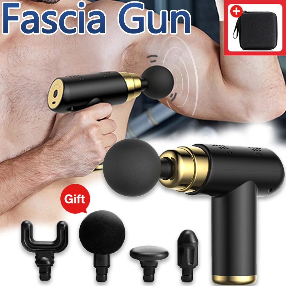 

Hot Fascia Gun Wireless Massage Gun Muscle Relaxing Massage Equipment Neck Membrane Rob Cervical Spine Electrical Care Massager