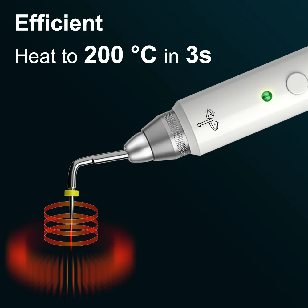 Ai-endo-CF Dental Gutta Percha Obturation Pen 3s, pemanasan cepat dapat mengisi dan memotong tujuan ganda dengan 2 ujung