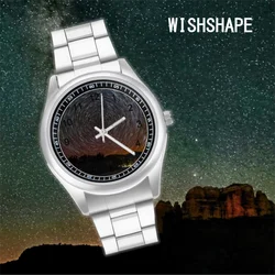 Solar Quartz Watch Photo Simple Wrist Watch Stainless High Quality Gym Lady Wristwatch