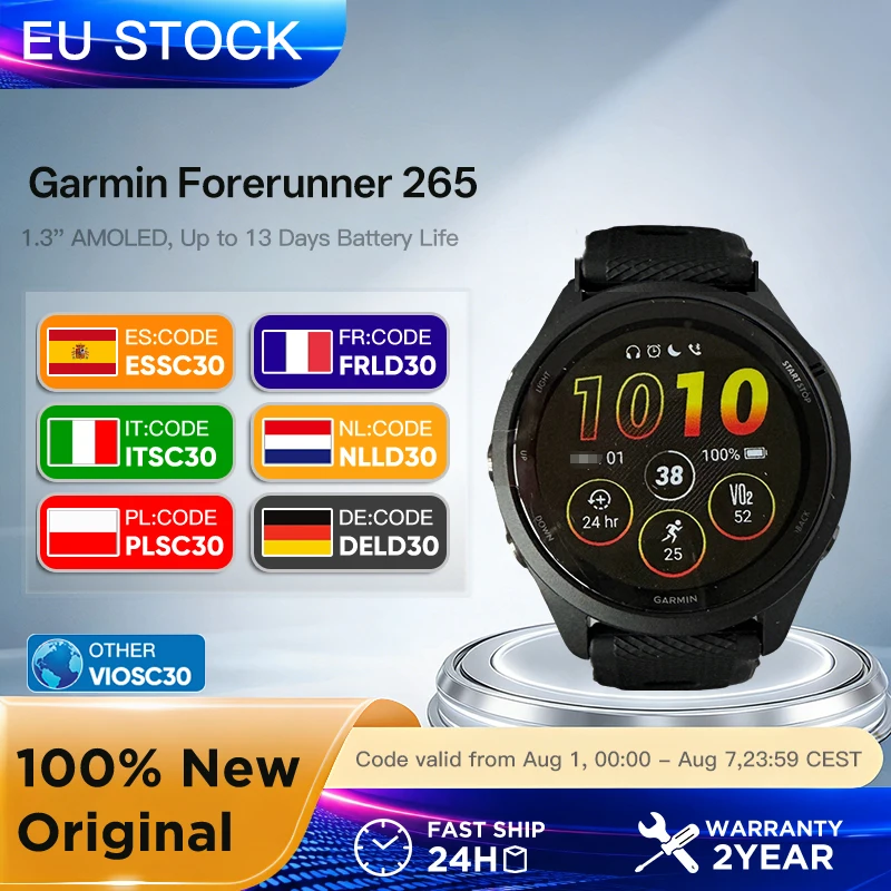Garmin Forerunner 265 Smartwatch