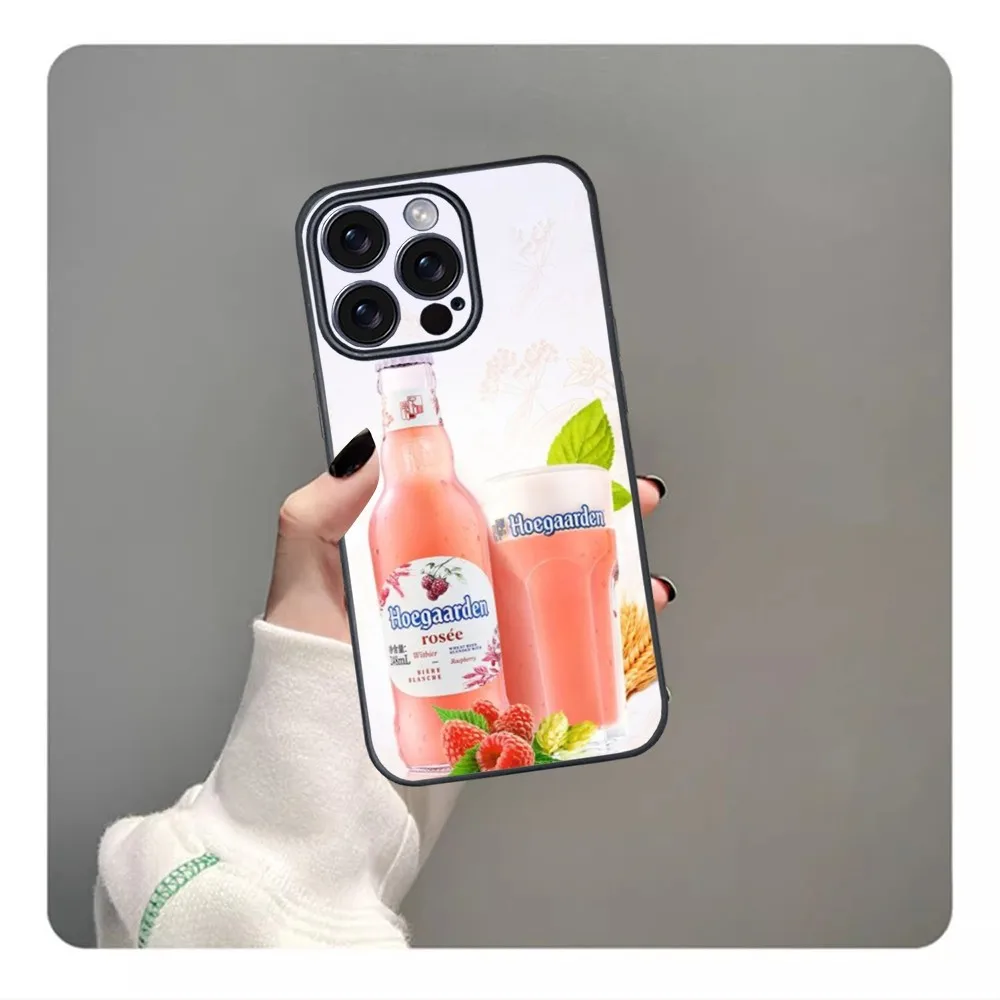 H-Hoegaarden beer Phone Case For iPhone 16 15 14 13 12 11 PRO MAX PLUS Mini TPU Soft to Skin-friendly case