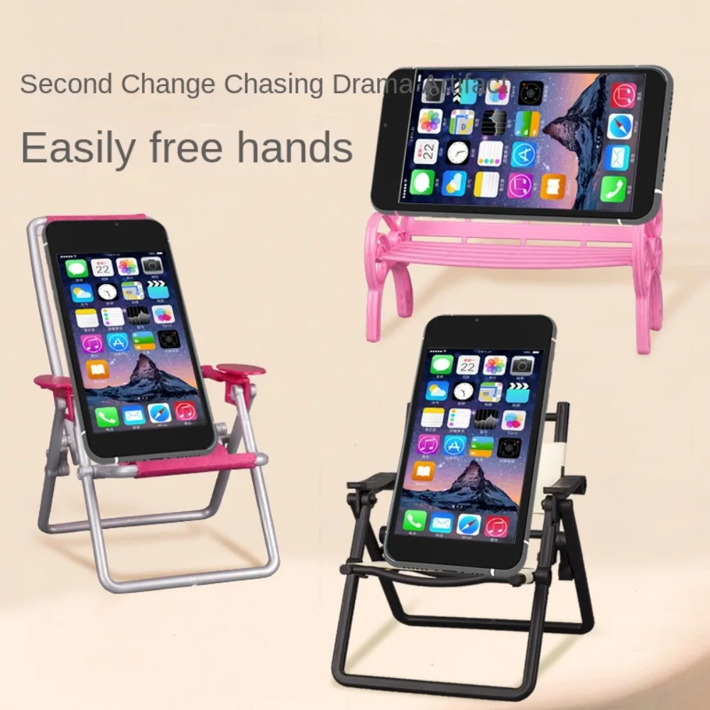 

1:6 Dollhouse Mini Leisure Folding Chair Dolls Outdoor Camping Chair Mini Furniture Model Dollhouse Home Decor Accessories