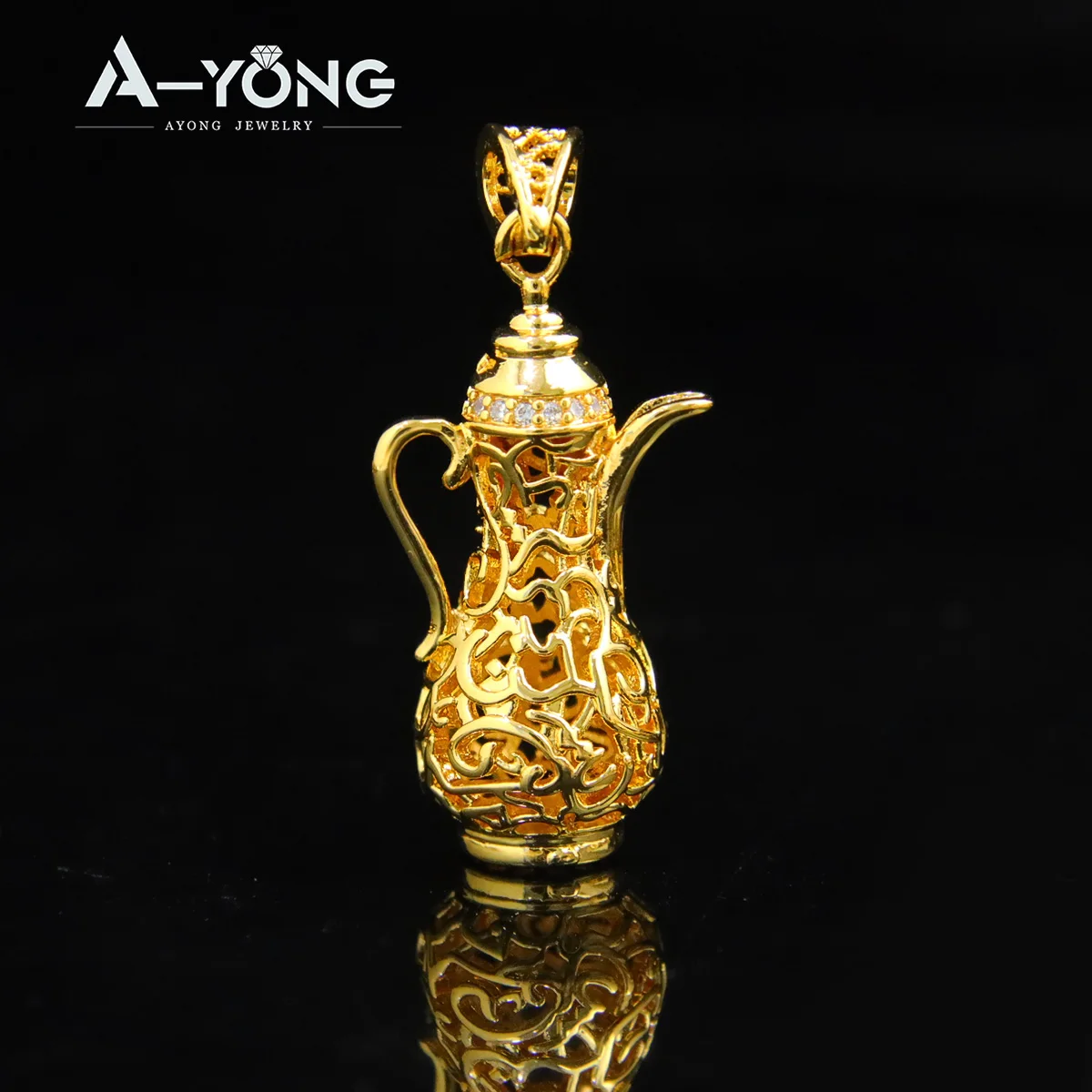 Dubai Mode Geometrische Anhänger 21k Gold Überzogene Türkische Vintage Münzen Halskette Anhänger Arabisch Muslimische Frauen Party Schmuck – Detail 8