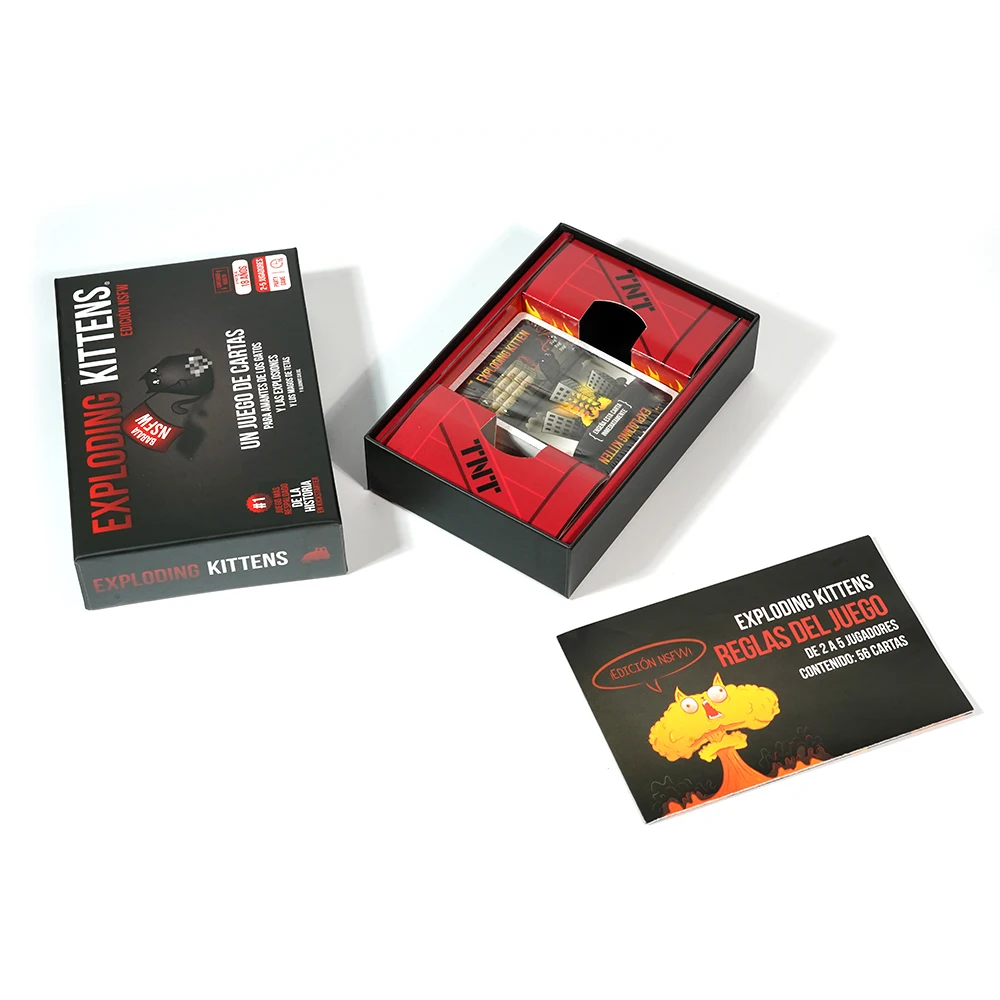 Exploding Kittens NSFW Juego de Cartas para los Amantes de los Gatos y las Explosiones Español