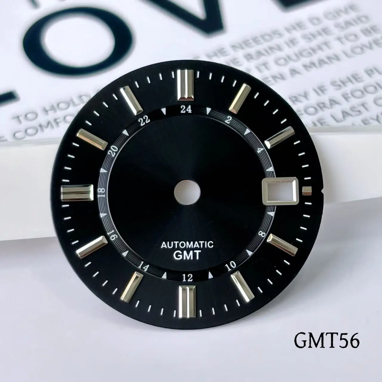 Hot selling 31mm dial Grand suitable for NH34 movement new modification GMT four pin NH34 dial clock tool Gs logo mobile accesso