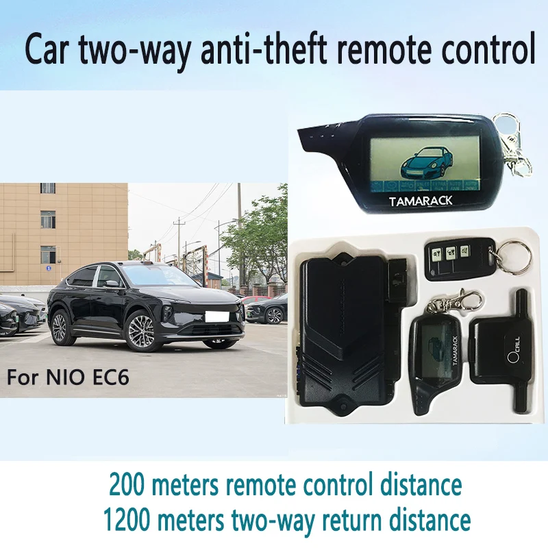 For NIO EC6 car Dual Anti-theft multi-function remote control automatic sensing remote control set