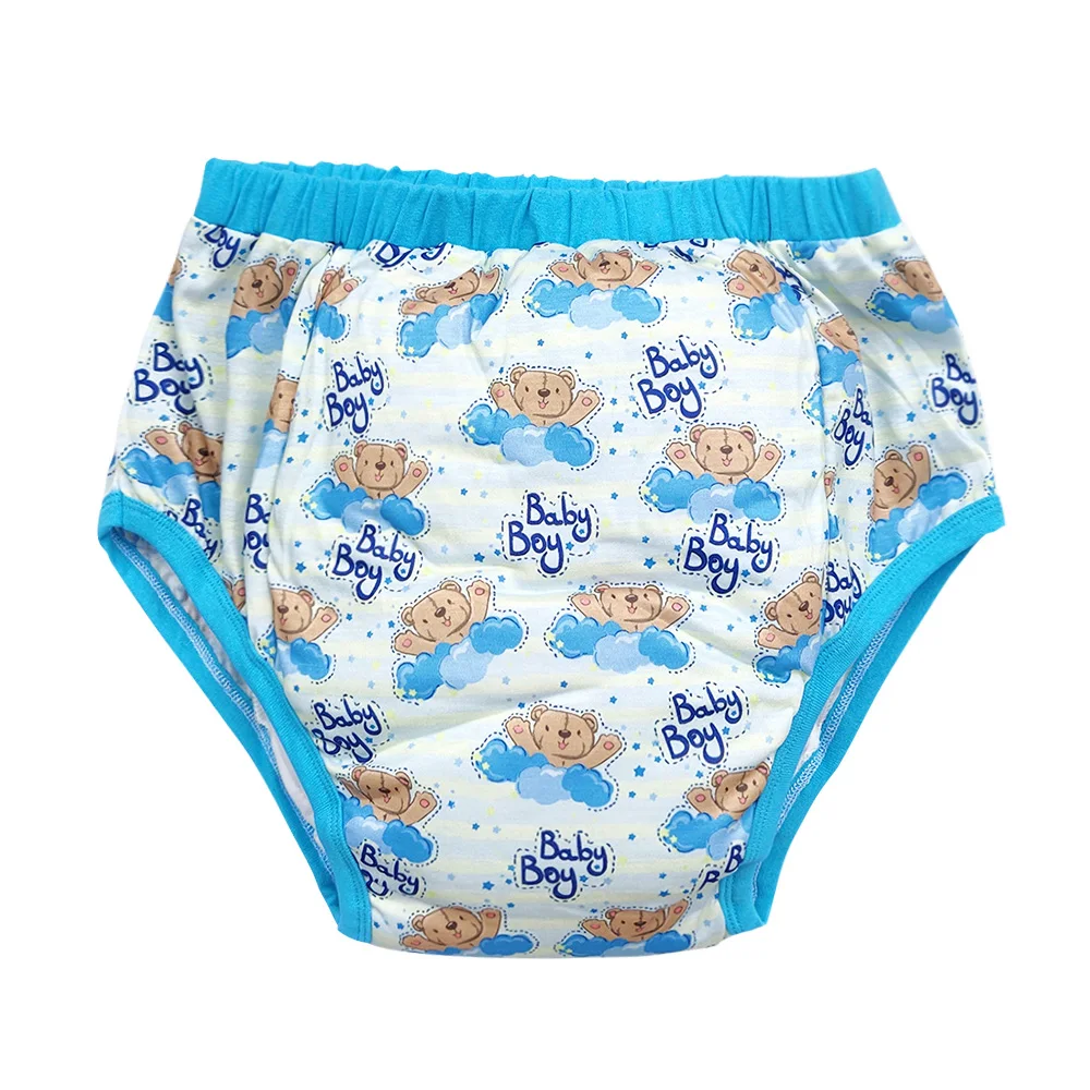 2022 Style Waterproof Adult Baby Training Pants Reusable Nappies DDLG Cloth Diaper Adult Underwear Panties Potty