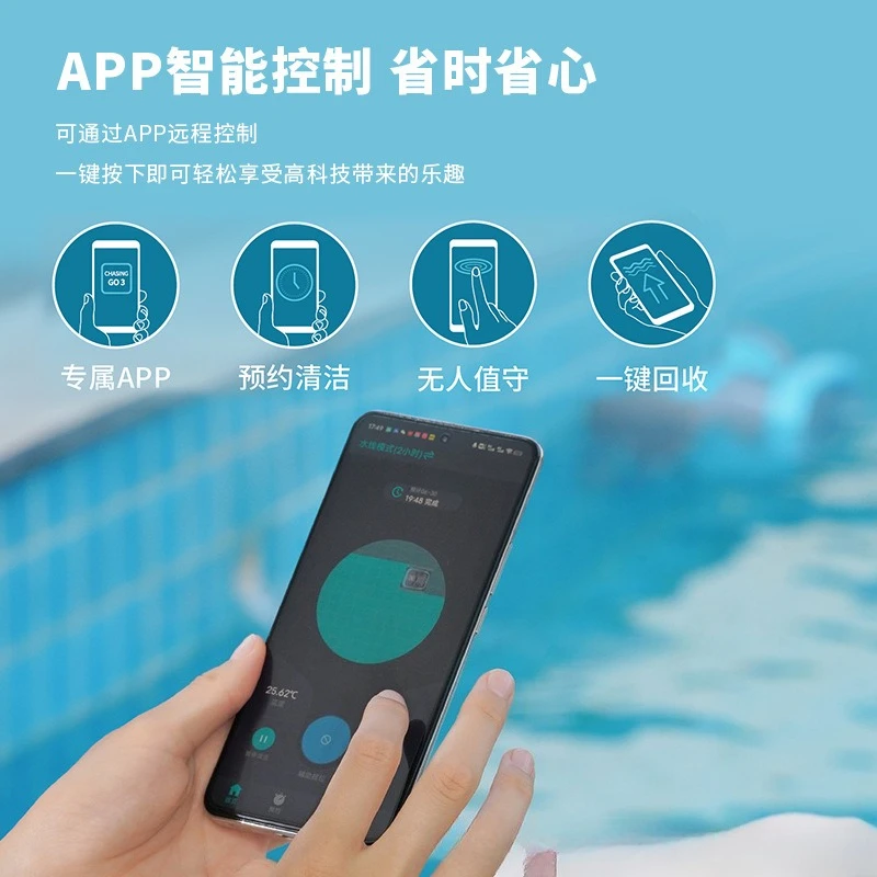 Automatischer Unterwasser-Reinigungsroboter für Schwimmbäder