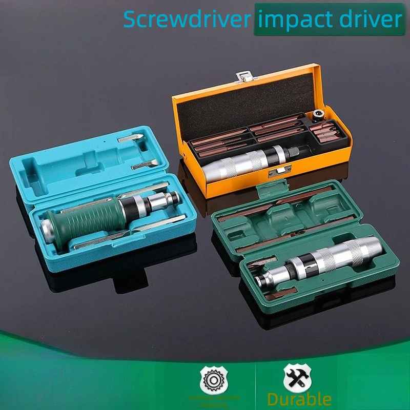 

Bronze impact screwdriver batch head hit batch rust screw knock stubborn screwdriver remover Yonggong tool