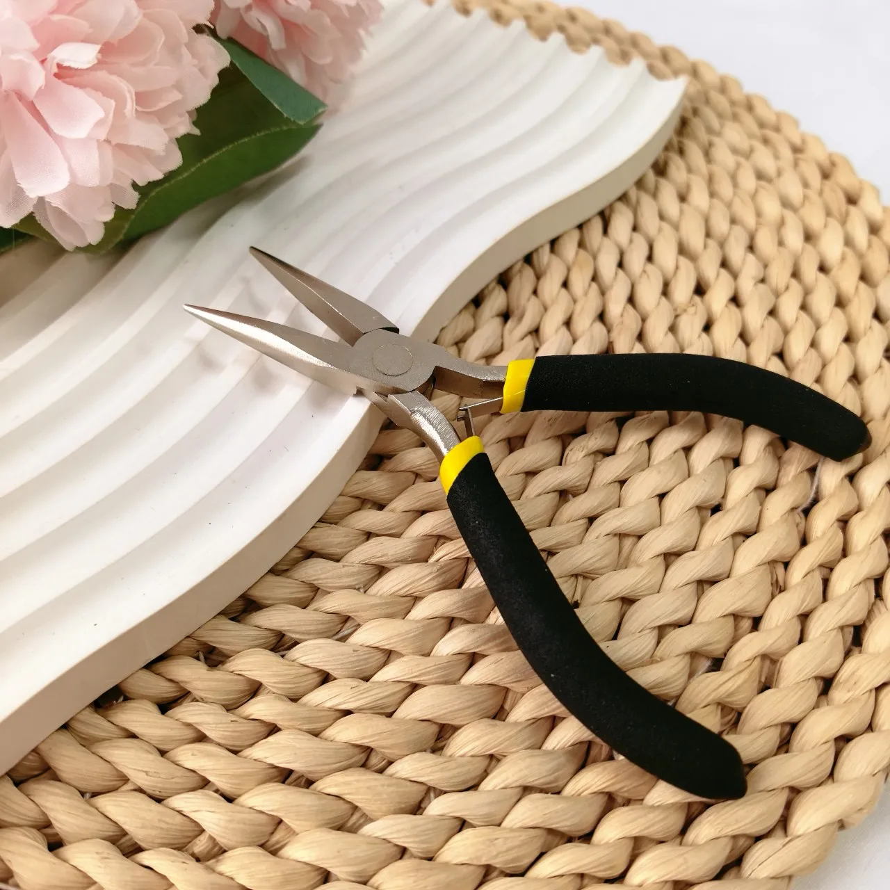 كماشة وصلات الشعر نانورينج تزيل كماشة وصلات الخرز الدقيقة مع مجموعة أدوات وصلات شعر الأسنان