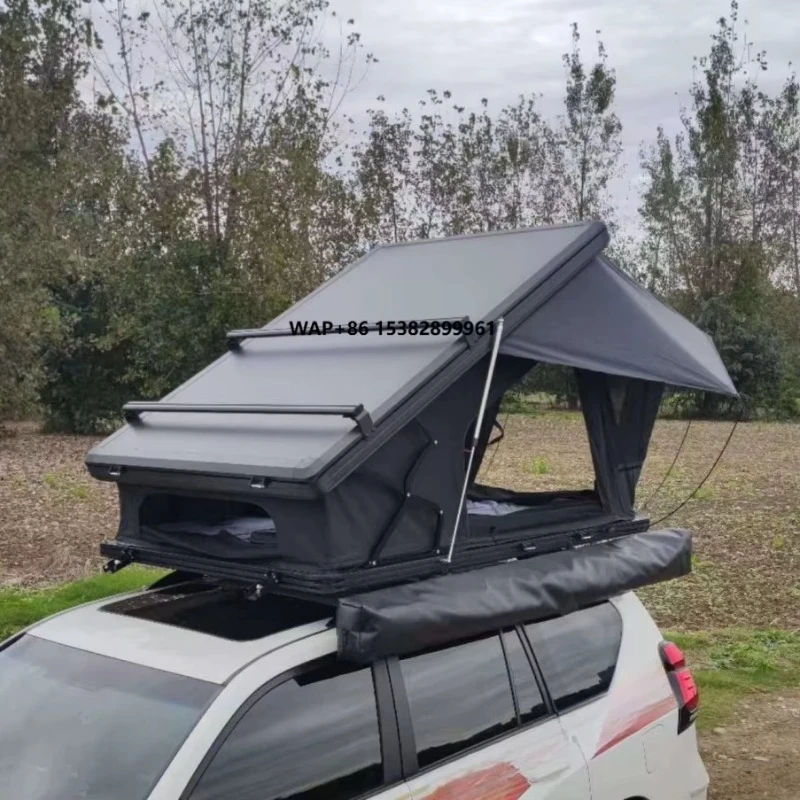 2025 New Style X Hinge  Rod 2-3 Person Aluminum Hard Shell Roof Top Tent Four-season Quick Automatic Opening One