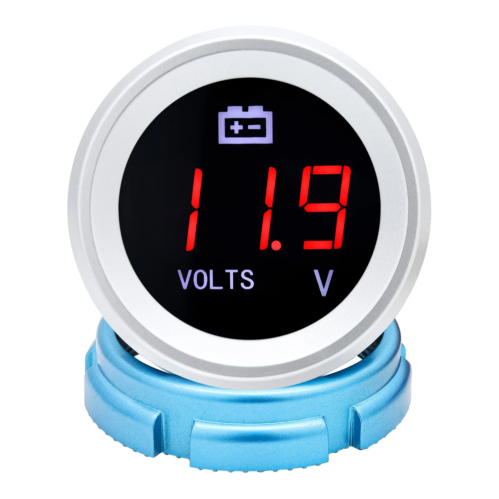 52mm Wassertemperaturanzeige Auto Digital Meter LED-Anzeige Kraftstoffstandsanzeige Voltmeter Öldruckmesser mit Alarmfunktion – Detail 18