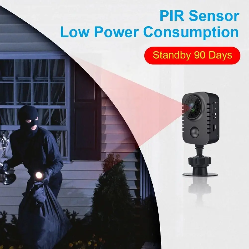 MD29 Mini Camera PIR Motion Detection Low Power Camera HD 1080P Sensor Night Vision Camcorder DVR Micro Sport DV Video small cam