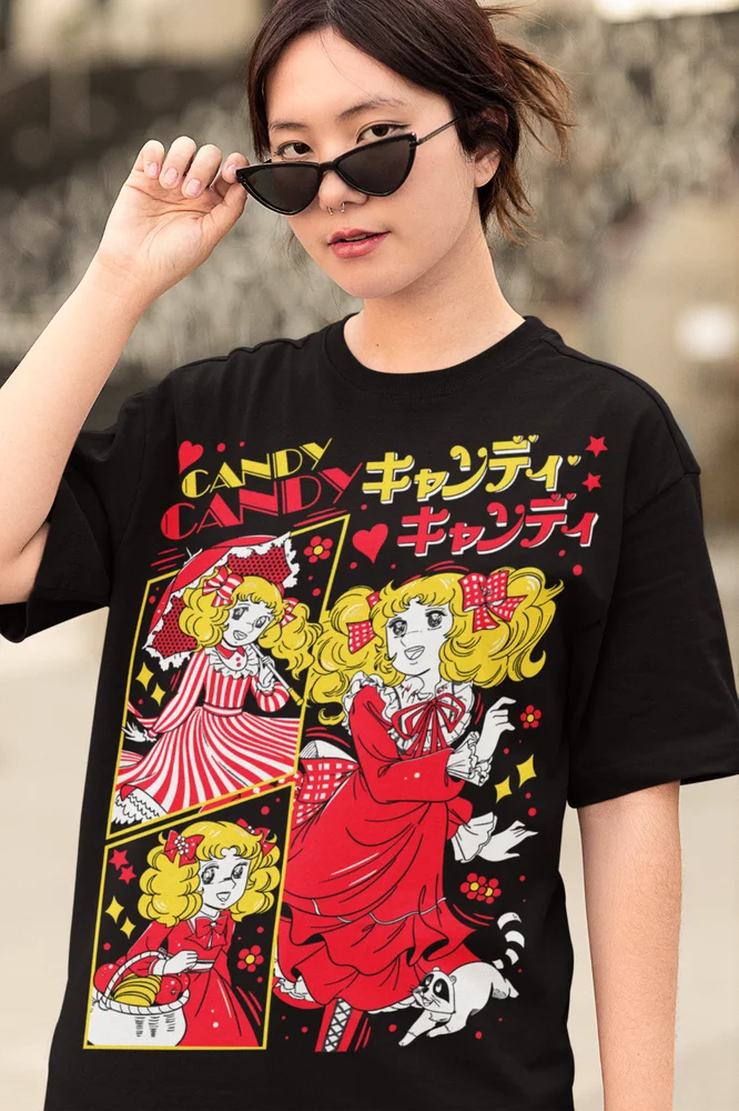 Candy Candy T-shirt,shojo,riyoko ikedarose of versailles,kawaii anime,All Sizes