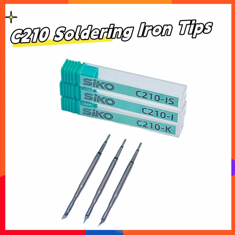 

C210 Integrated Soldering Iron Tip S210 Heating Core Efficient Heat Conduction for JBC Sugon Aifen T210 T26 A9 Soldering station