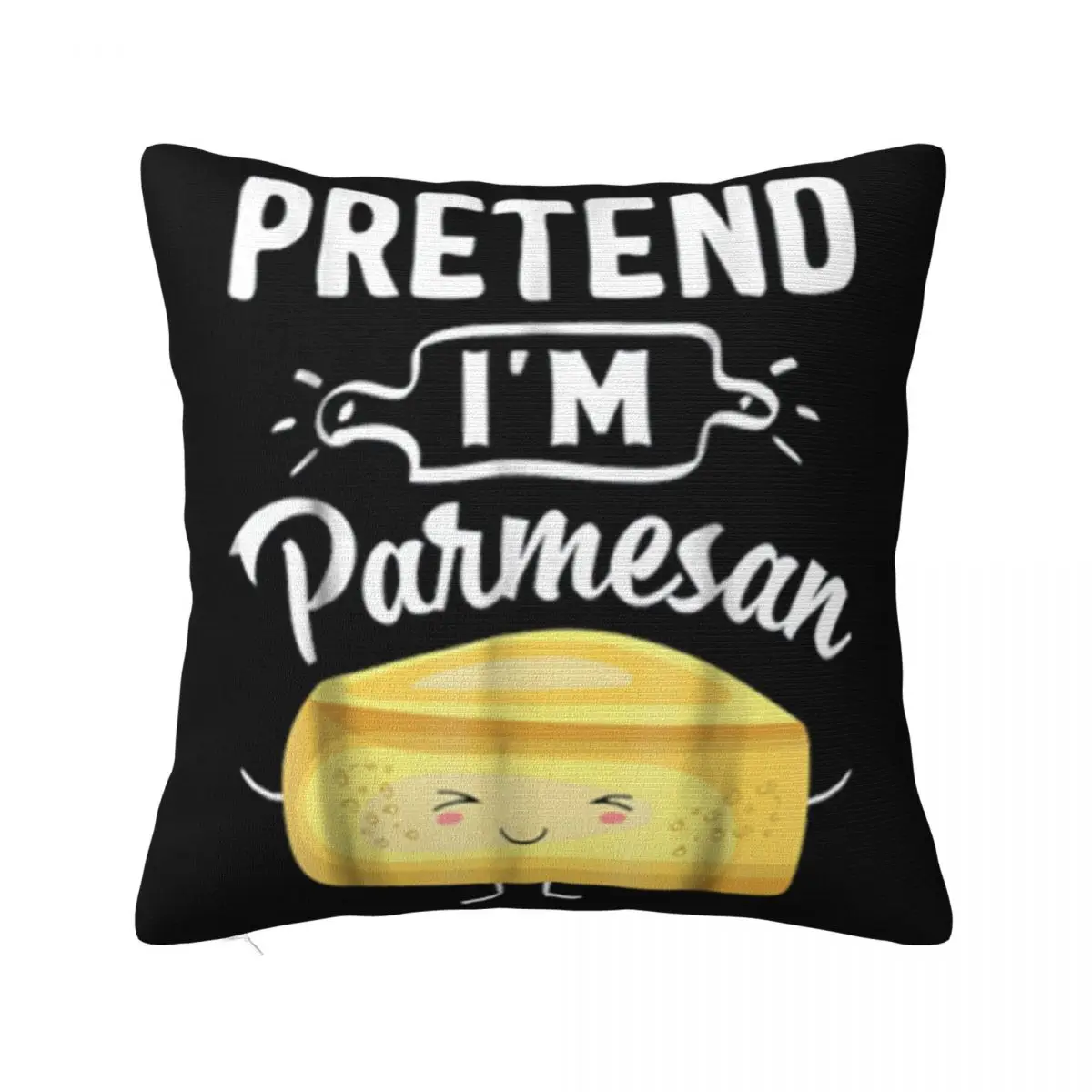 

Hot Pretend I'M Parmesan Cheese Halloween Costume Cheese Natural Customized Retro Natural Pillow Case