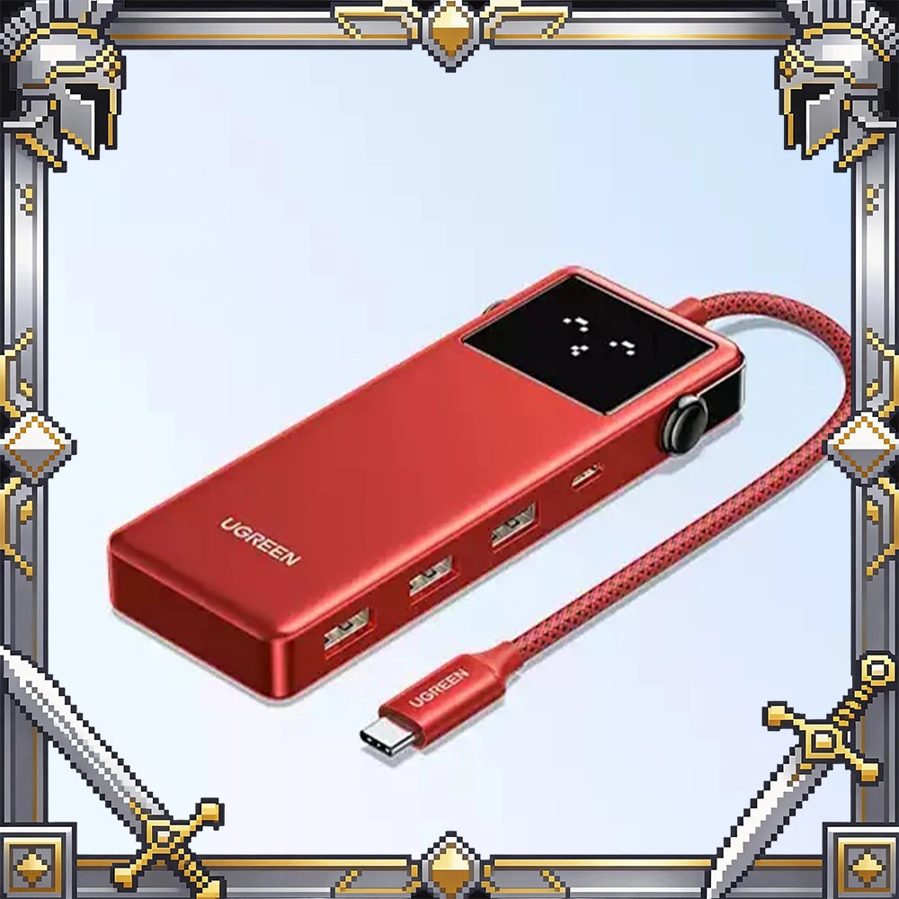 UGREEN 75214 Q PAI 5 IN 1 Expansion Dock USB Typec HDMI 4K60Hz HD Projection Screen 1g File Is Transmitted In About 3 Seconds