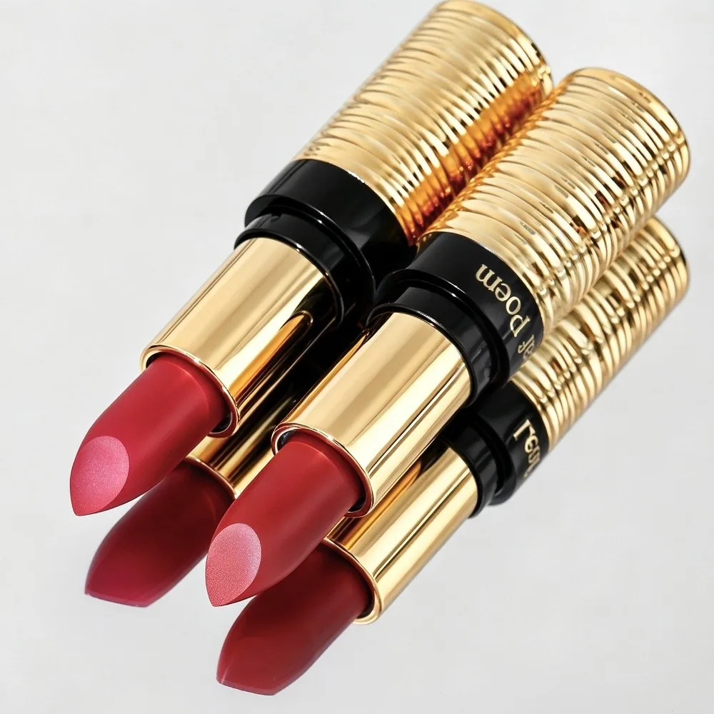 New 8 Colors Matte Lipstick Waterproof Non-stick Cup Velvet Lip Glaze Metal Threaded Tube Long Lasting Lip Contour Pencil Women