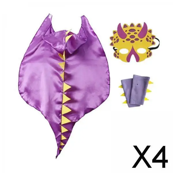 

Костюм дракона, плюшевый фэнтезийный плащ с маской и напястьями для взрослых, карнавальная вечеринка на Хэллоуин