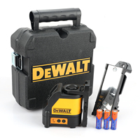 DEWALT DW088CG Laser Level 2-Line High Precision Cross Green Light Automatic Alignment Rechargeable Portable Laser Level Tool