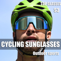 S3 Bicycle Sunglasses Polarized Cycling Glasses Road Mountain Speed Bike Glasses Eyewear Men Women Outdoor Sports Sunglasses