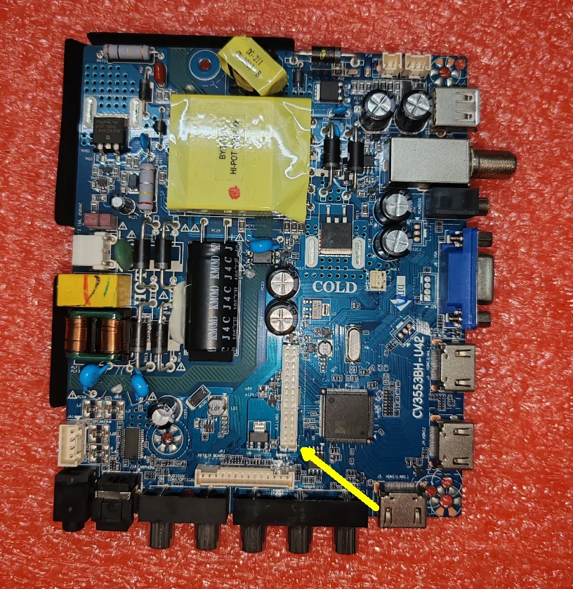 CV3553BH-U42   LED TV Universal TV Motherboard Screen cable with 2 different interfaces, check and place an order