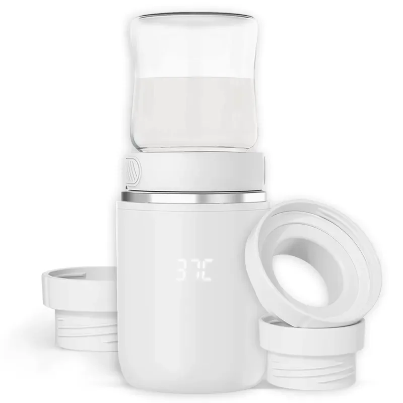 N1S Portable Travel Breast Milk Bottle Warmer 8800mAh Battery USB Rechargeable Baby Wireless Electric Milk Bottle Warmer