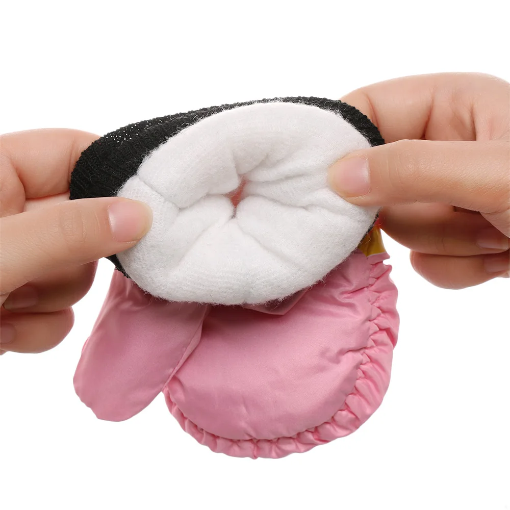 

Comfortable Winter Must Thicken Warm Children Outdoor Riding Snow Snowboard Long-sleeved Mitten Children Ski Gloves