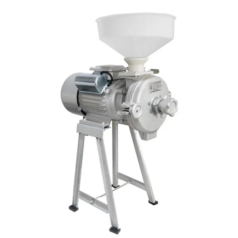 Commercial Dry and Wet Dual-Purpose Wheat Corn Coffee Soybean Grinder Home Automatic Flour Grinder Grain Grinding Mill