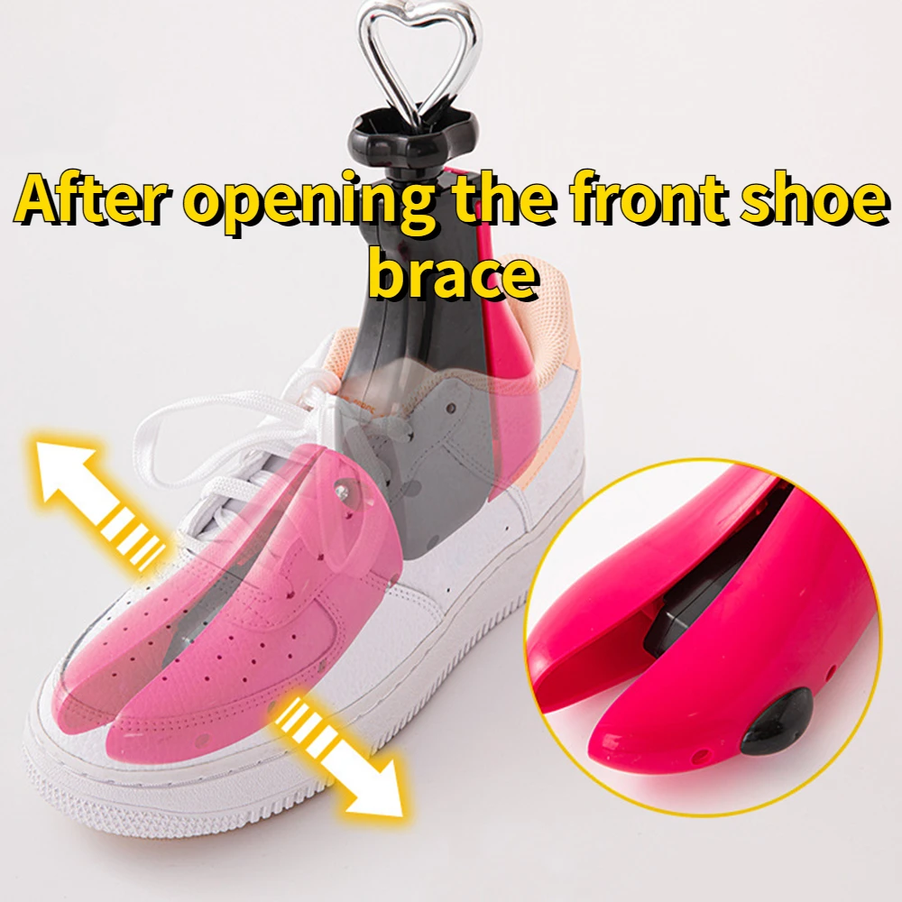 1Pc Unisex Adjustable Flats High Heel Boots Shoe Stretcher Shoe Trees Men Women Plastic Portable Shoe Shaper Stretchers Holder