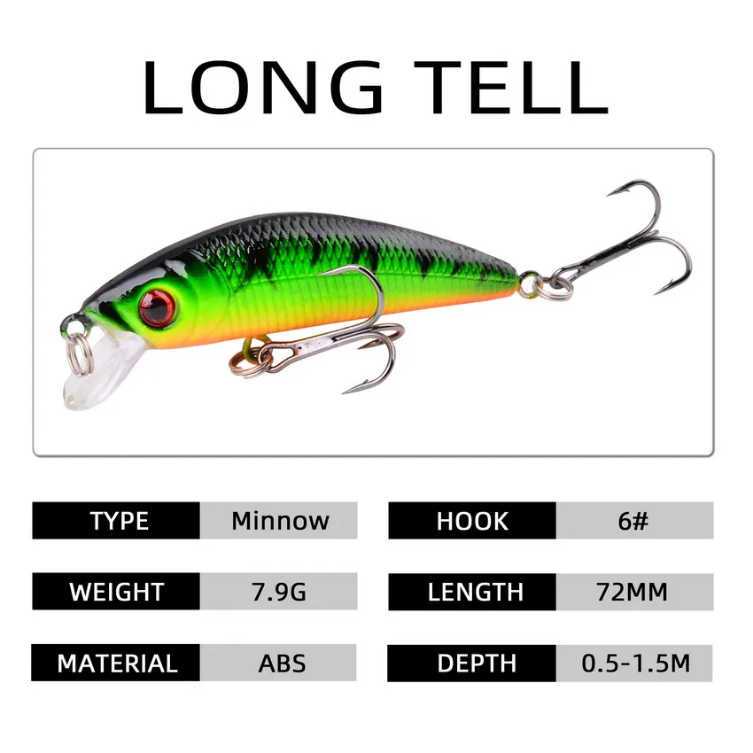 3/5/8 sztuk Minnow zestaw przynęt wędkarskich zestaw Wobbler Crankbait Isca sztuczna twarda przynęta karp Mini przynęty Pesca Tackle