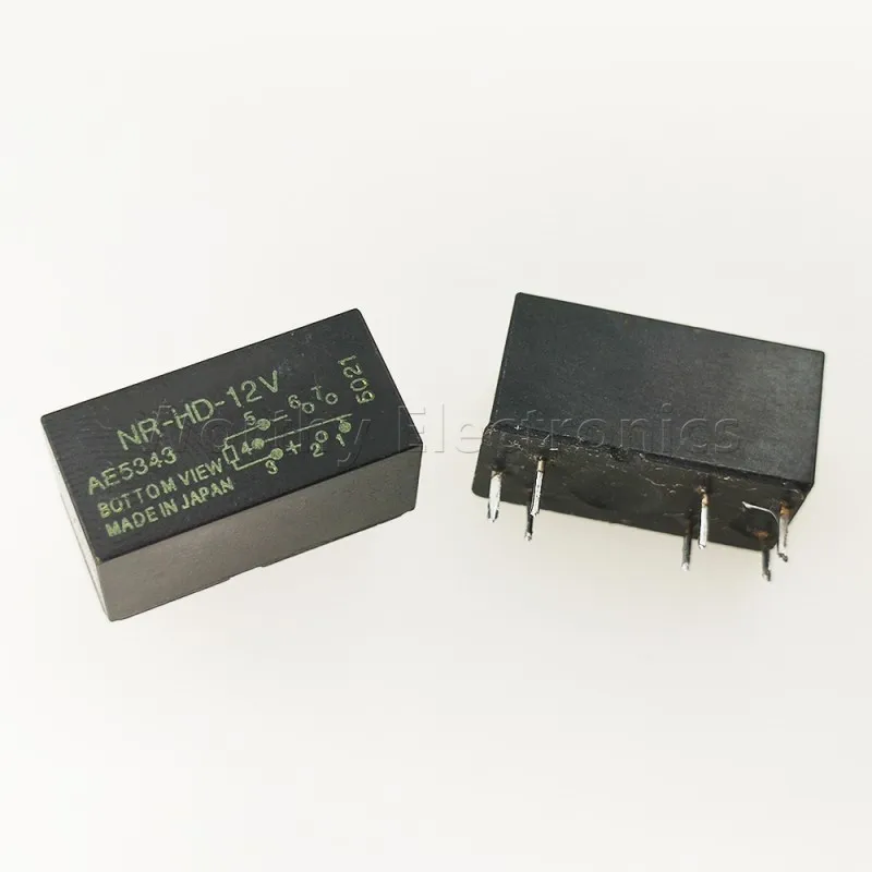 

Free shiping 10pcs/lot 12VDC 7PIN 1A Relay NR-HD-12V AE5343