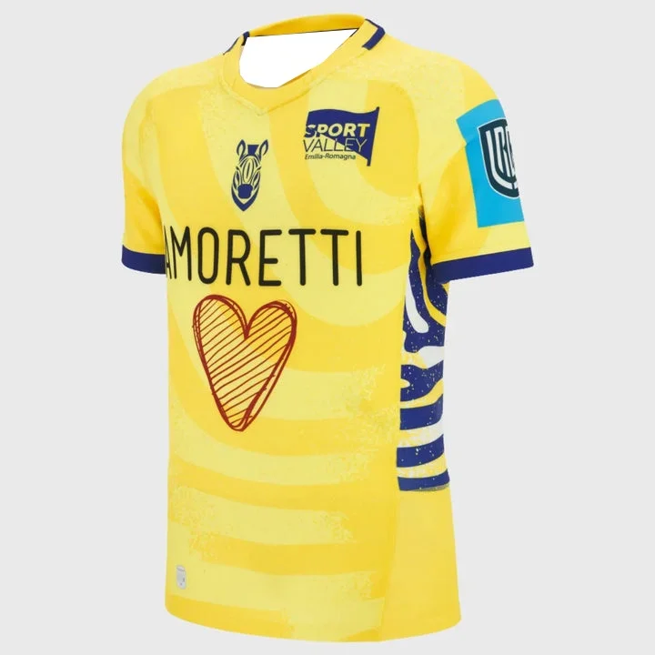 Camisa de Rugby Zebre Parma 3D Print 2026 Nova, T-shirt Masculina Y2K Oversize, Adequada para Uso Diário e Treinamento, Moda