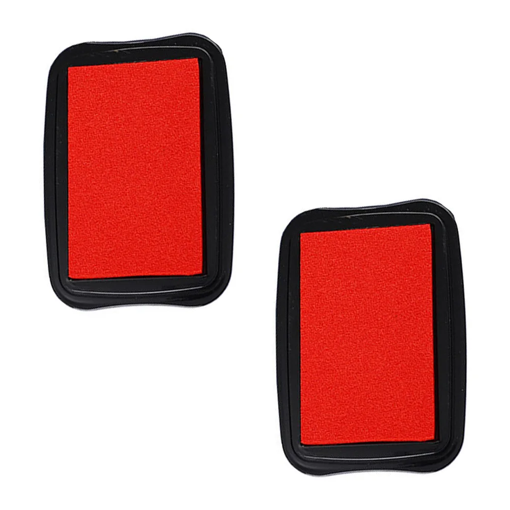 2 قطعة منصات الحبر الأحمر خمر قسط الإسفنج الحرفية منصات الحبر DIY بها بنفسك سكرابوكينغ المطاط الخشب النسيج ختم لوازم #6