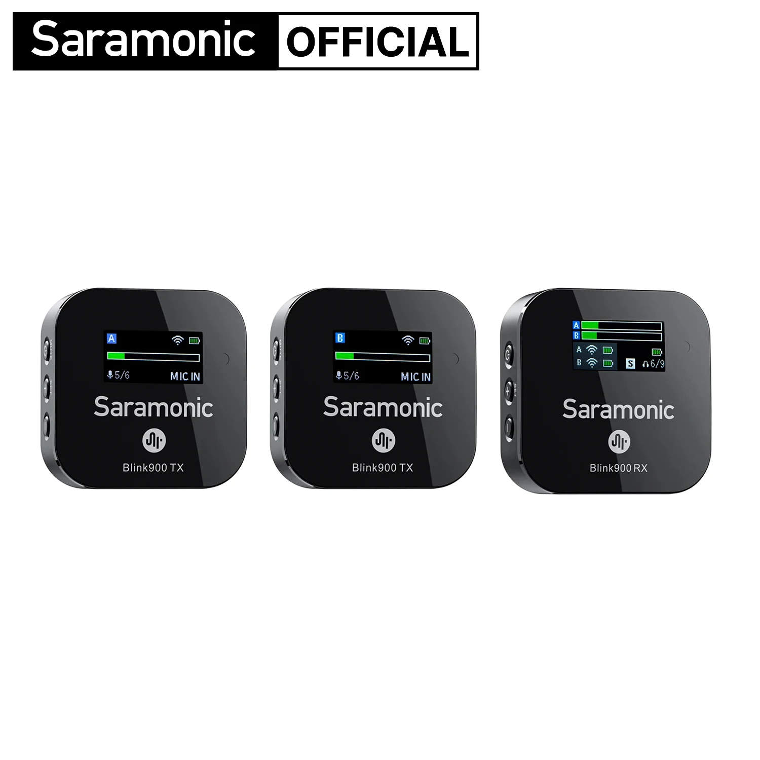 Saramonic Blink900 B2S ميكروفون لاسلكي Lavalier للكاميرا آيفون أندرويد الهاتف الذكي الكمبيوتر المحمول يوتيوب تسجيل مدونة فيديو