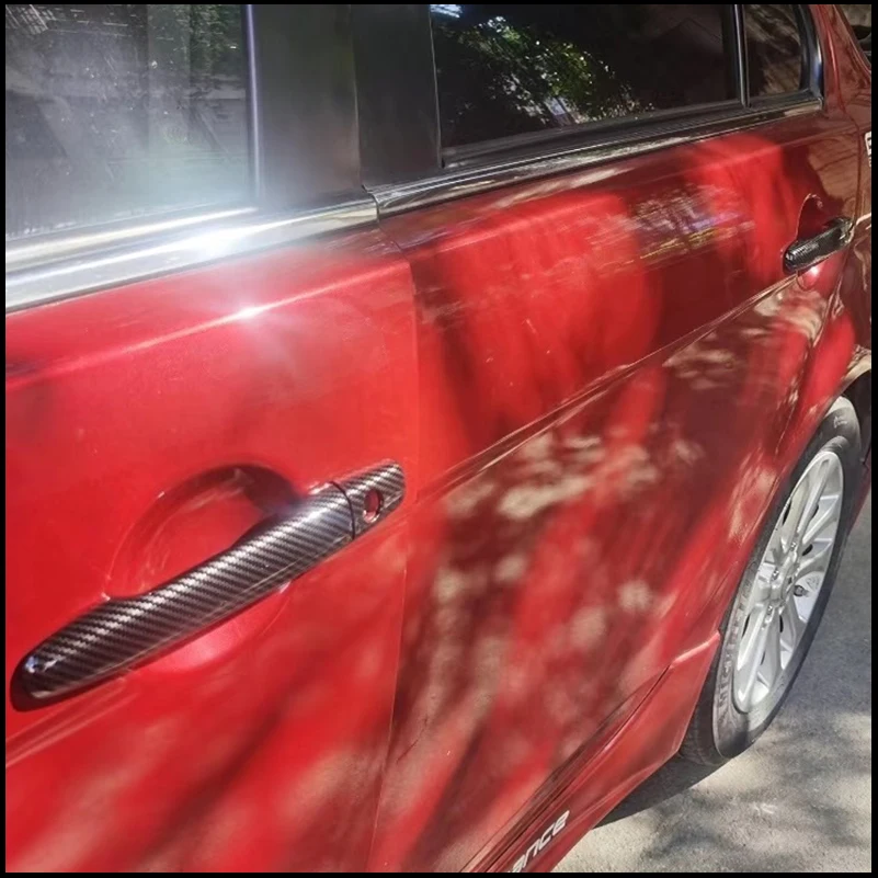 

FOR Mitsubishi Lancer EX EVO 2009-2015 Door Handle Bowl Cup COVER Decorative Frame TRIM Car Styling Auto Parts Accessories